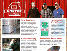 Tablet Screenshot of porterseed.com
